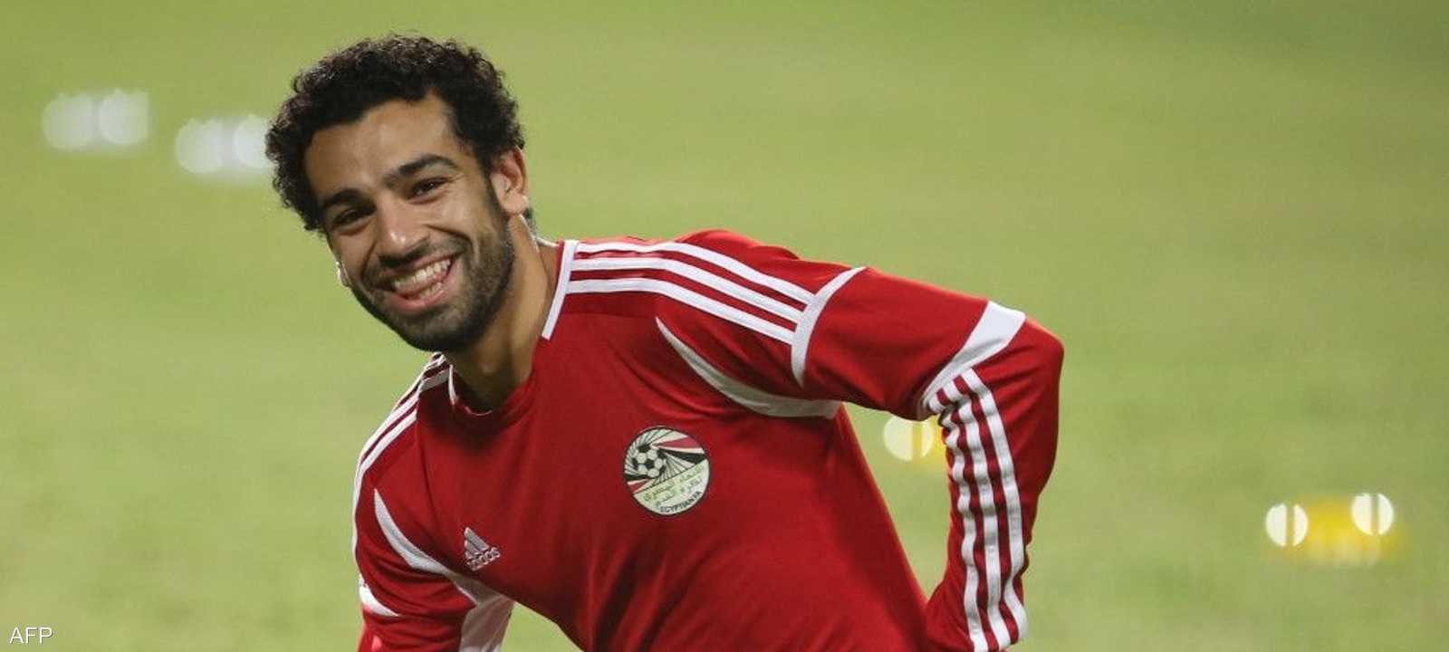 الدولي المصري محمد صلاح لاعب ليفربول الإنجليزي