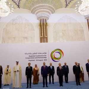 رؤساء الوفود المشاركة في مؤتمر بغداد للتعاون والشراكة