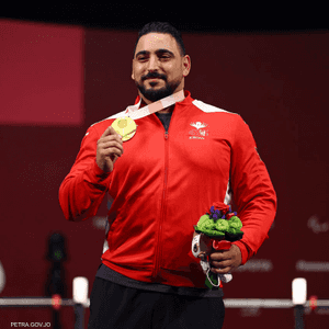 الرباع البارالمبي الأردني عبد الكريم خطاب