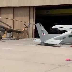 طائرة راضبة في مطار كابل