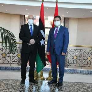 ناصر بوريطة يستقبل عقيلة صالح