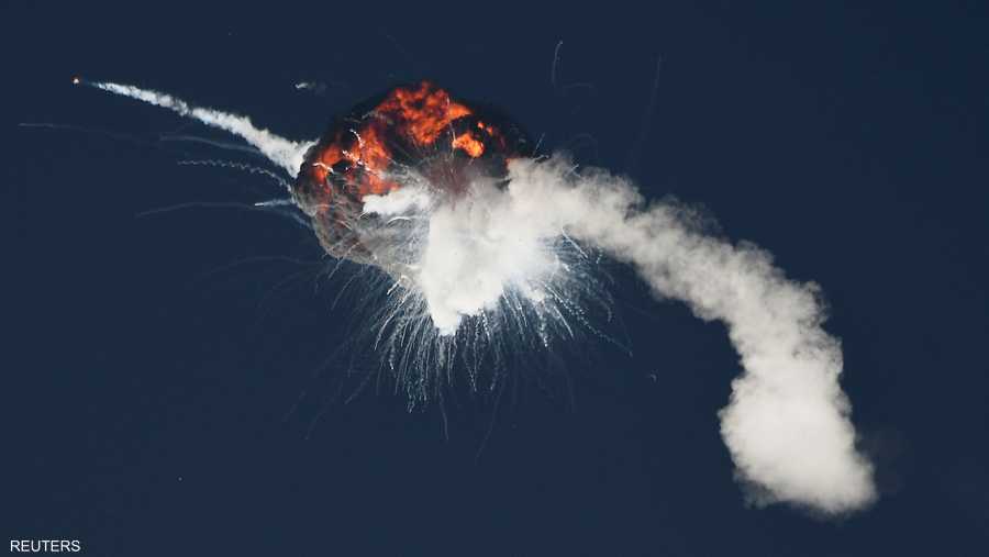 صاروخ ألفا انفجر بعد 2:30 دقيقة على إطلاقه