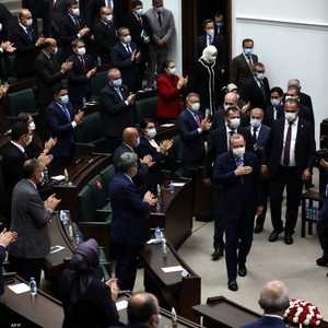 أرشيفية لاجتماع سابق لأعضاء "العدالة والتنمية" في تركيا