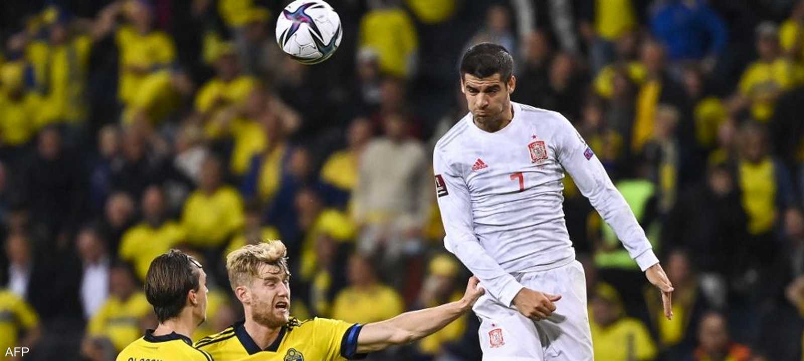 إسبانيا خسرت أمام السويد 2-1 في التصفيات المؤهلة لكأس العالم