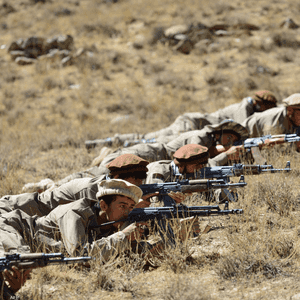 عناصر من جبهة المقاومة الأفغانية في بانشير