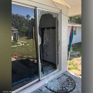 آثار حادث إطلاق نار في فلوريدا