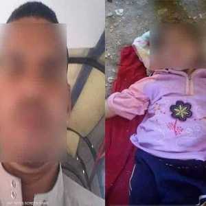 تم إخراج جثة الطفلة المدفونة أسفل كمية من الرمال