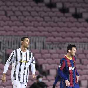 أرشيفية لميسي ورونالدو