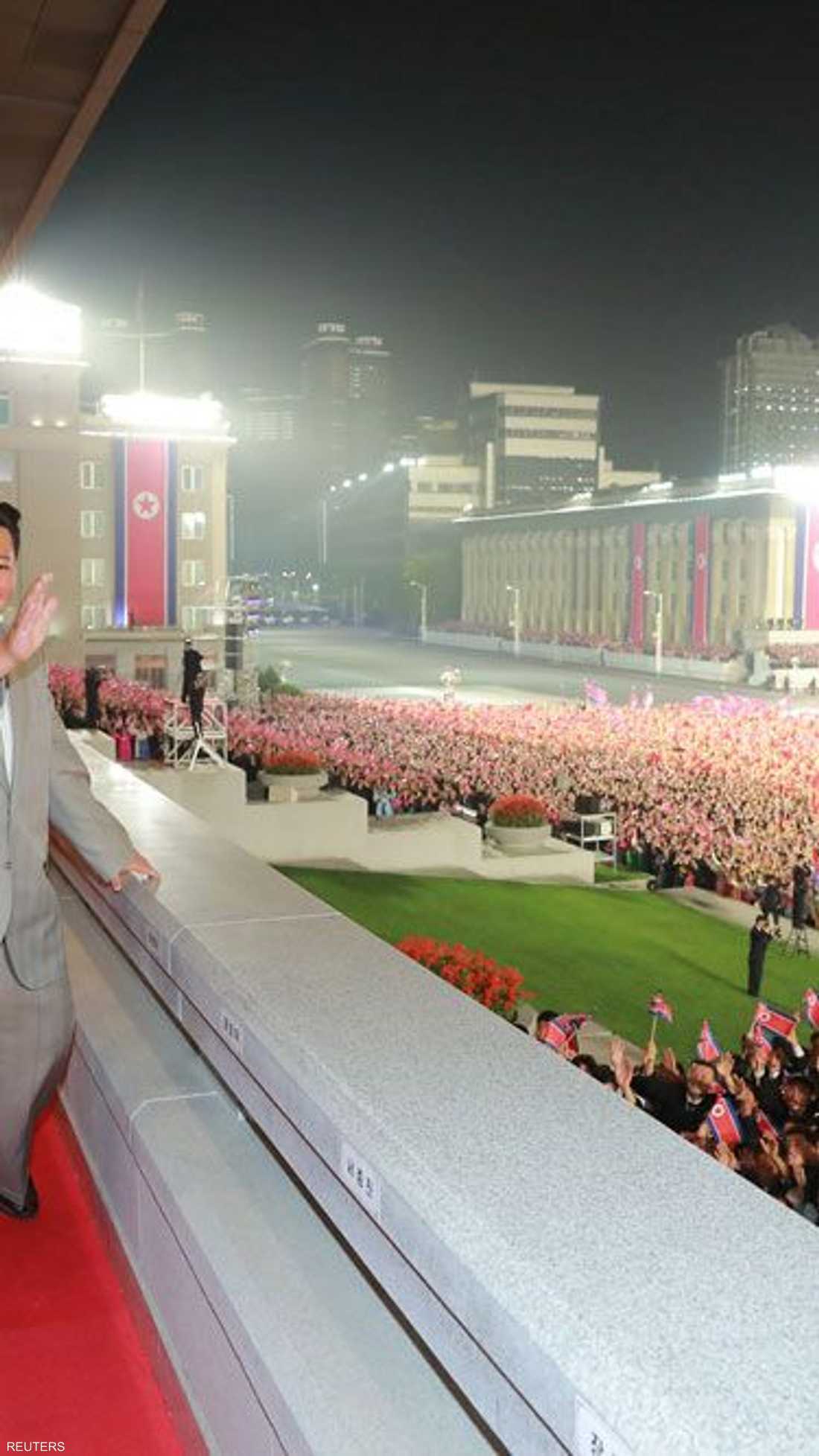 الزعيم كيم يظهر في عرض عسكري "متواضع" للجيش الكوري