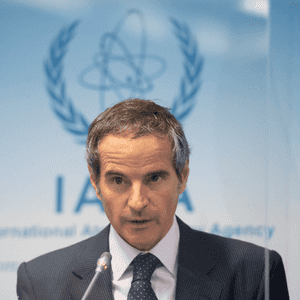 المدير العام للوكالة الدولية للطاقة الذرية رافاييل غروسي