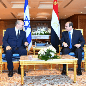 عبد الفتاح السيسي ونفتالي بينيت