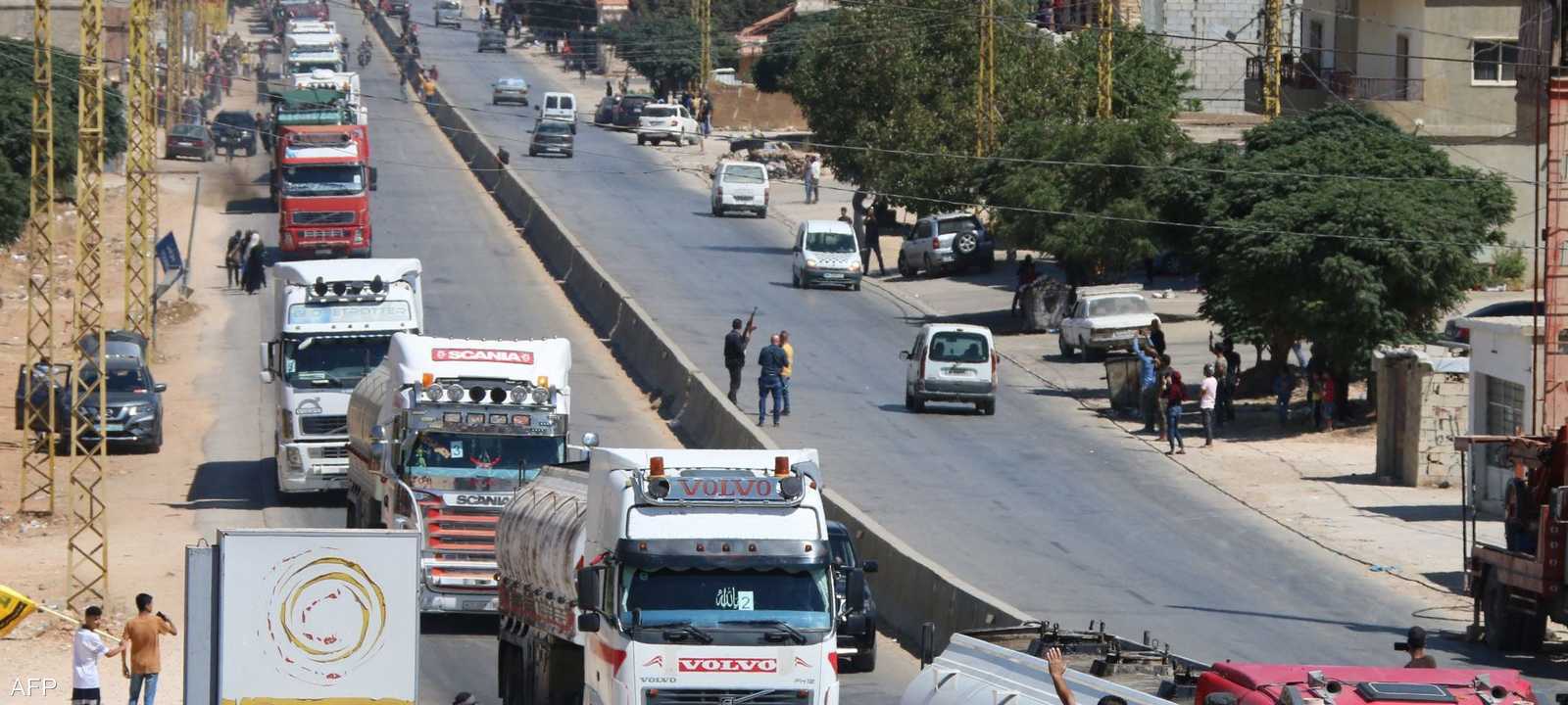 دخول شحنات الوقود الإيراني عبر منطقة الهرمل