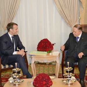 صورة أرشيفية لماكرون وبوتفليقة