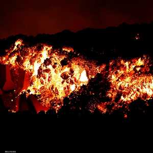 لم ترد تقارير عن حدوث وفيات أو إصابات منذ ثوران البركان