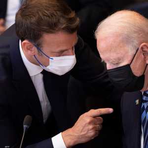 بايدن وماكرون في لقاء سابق