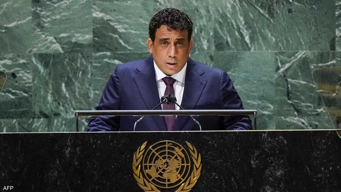 رئيسُ المجلس الرئاسي الليبي محمد المنفي