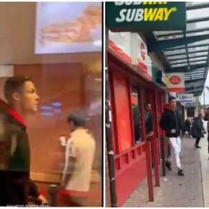 رونالدو داخل مطعم "صب واي"