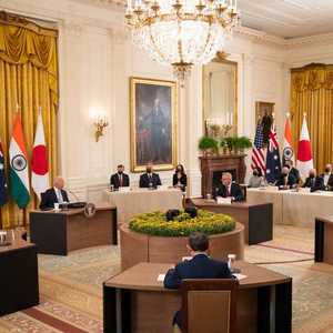 جانب من قمة "كواد" في البيت الأبيض.