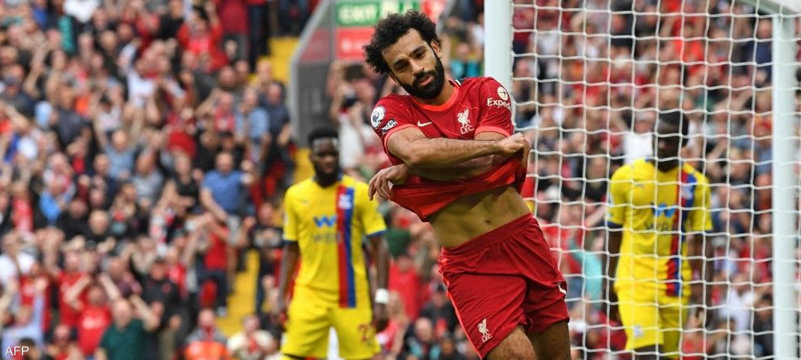 الدولي المصري محمد صلاح لاعب ليفربول الإنجليزي