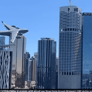 الطائرة أثارت ذهولا في بريزبن