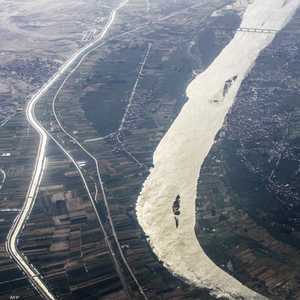 صورة جوية لنهر النيل