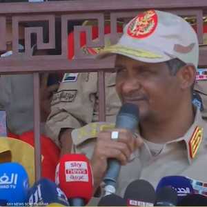 دقلو خلال الكلمة