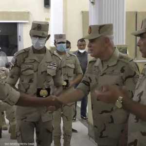 جانب من الزيارة إلى سيناء