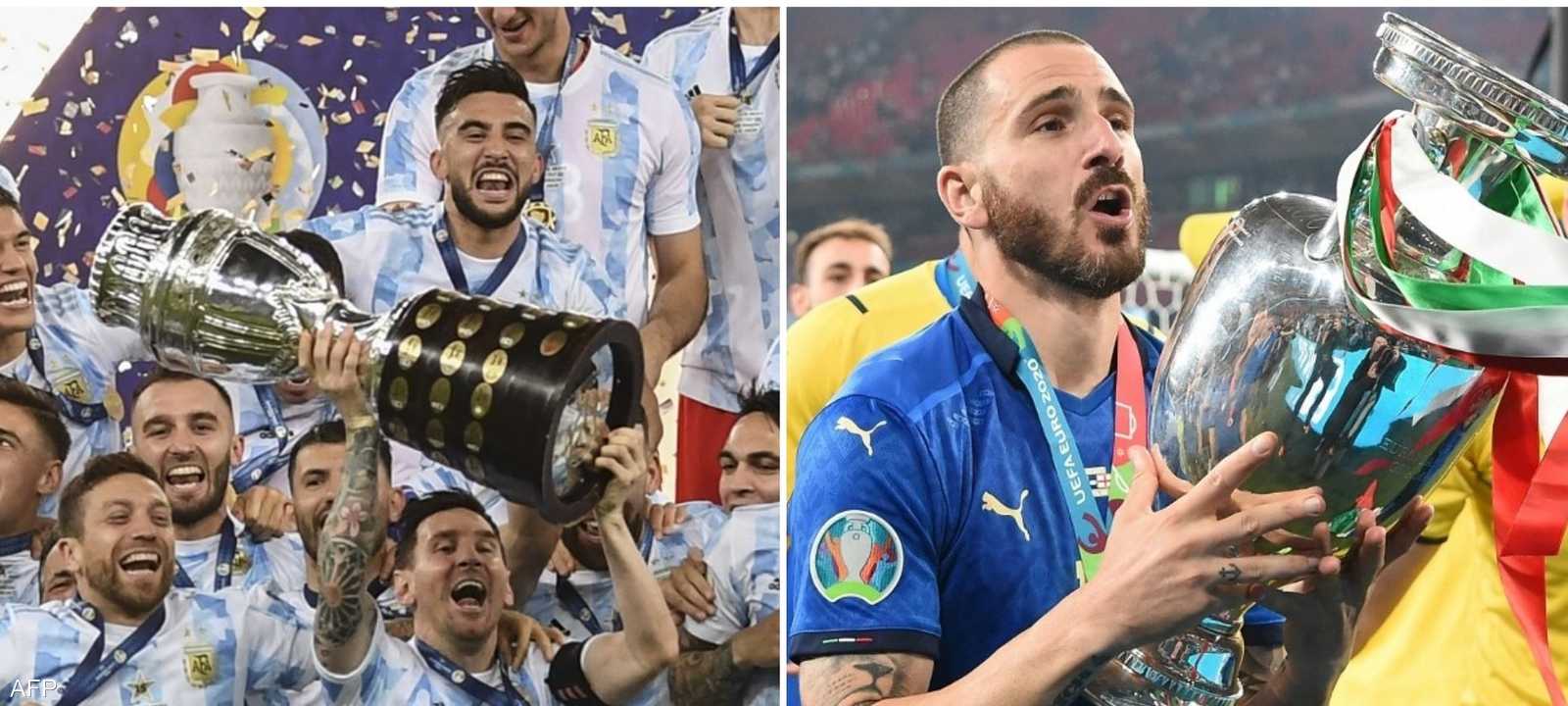 مباراة "سوبر" ستجمع الأرجنتين وإيطاليا