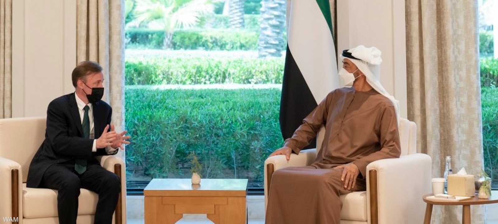 الشيخ محمد بن زايد وجيك سوليفان