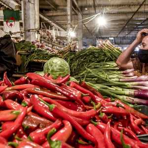 أحد الأسواق في العاصمة الجزائر.