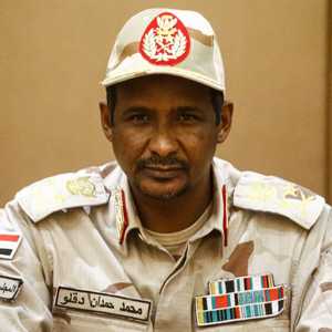 النائب الأول لرئيس مجلس السيادة، الفريق أول محمد حمدان دقلو