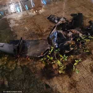 جانب من آثار استهداف مطار الملك عبد الله في جازان.