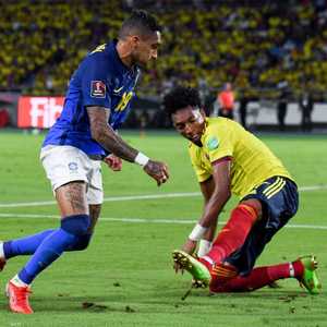 جانب من مباراة البرازيل وكولومبيا