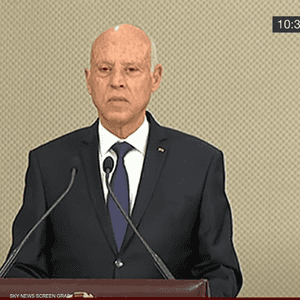 الرئيس التونسي، قيس سعيد