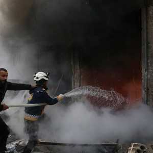 جانب من آثار تفجير سابق في حلب - أرشيف.