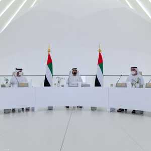 جلسة مجلس الوزراء الإماراتي برئاسة الشيخ محمد بن راشد
