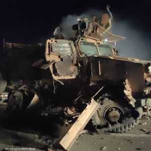 الانفجار أدى إلى عطب عدة آليات عسكرية تركية