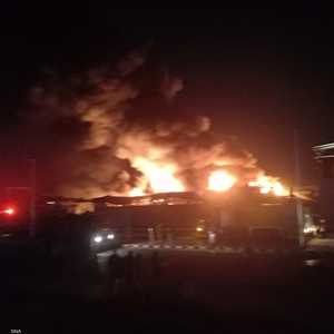 حريق بمصنع كيماويات بالإسماعيلية