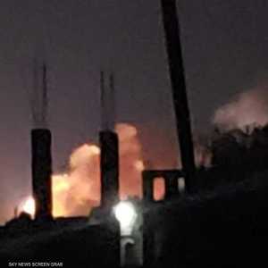 جانب من الانفجار