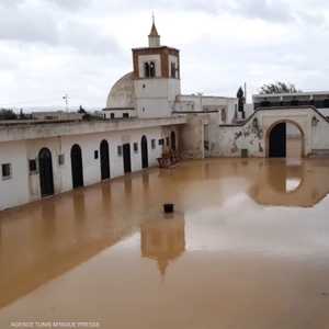 تونس تشهد فيضانات موسمية ناجمة عن أمطار غزيرة