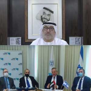 مراسم التوقيع على مذكرة التفاهم جرت عبر تقنية الاتصال المرئي