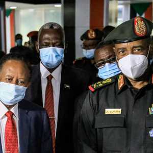 البرهان وحمدوك في لقاء سابق قبل الأحداث