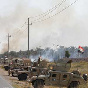 قوات عراقية تنتشر في محيط موقع المجزرة بمحافظة ديالى