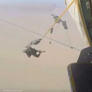 جانب من فعاليات التمرين العسكري