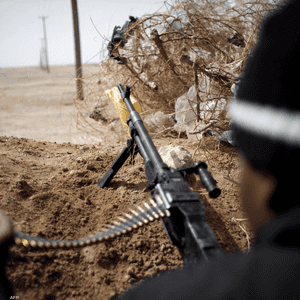 صورة أرشيفية لمسلح في ليبيا