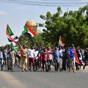 جانب من تظاهرات أم درمان
