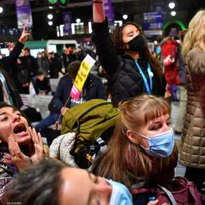 ناشطو المناخ يتظاهرون في غلاسكو