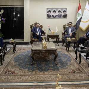 رئيس الهيئة السياسية للكتلة الصدرية يلتقي هوشيار زيباري.