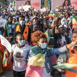 مسيرات مؤيدة للجيش الإثيوبي في أديس أبابا