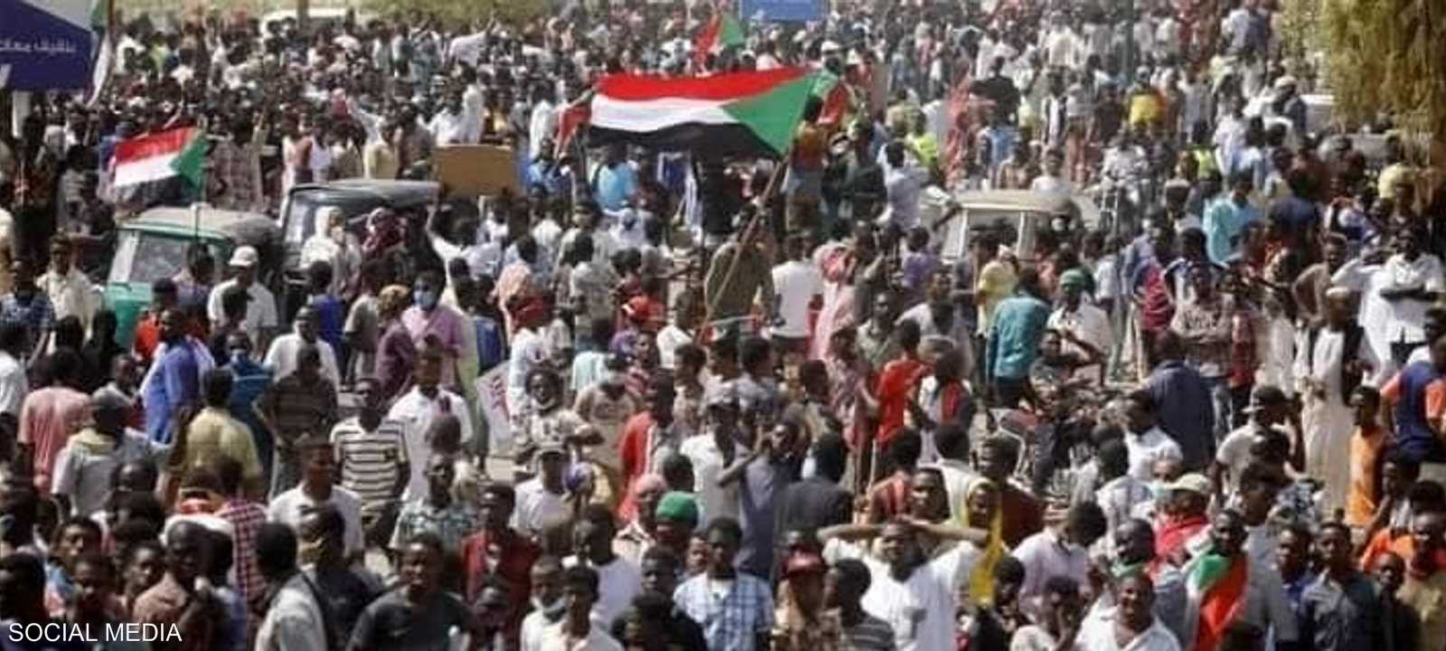 جانب من مواكب 30 أكتوبر المنادي بالمدنية